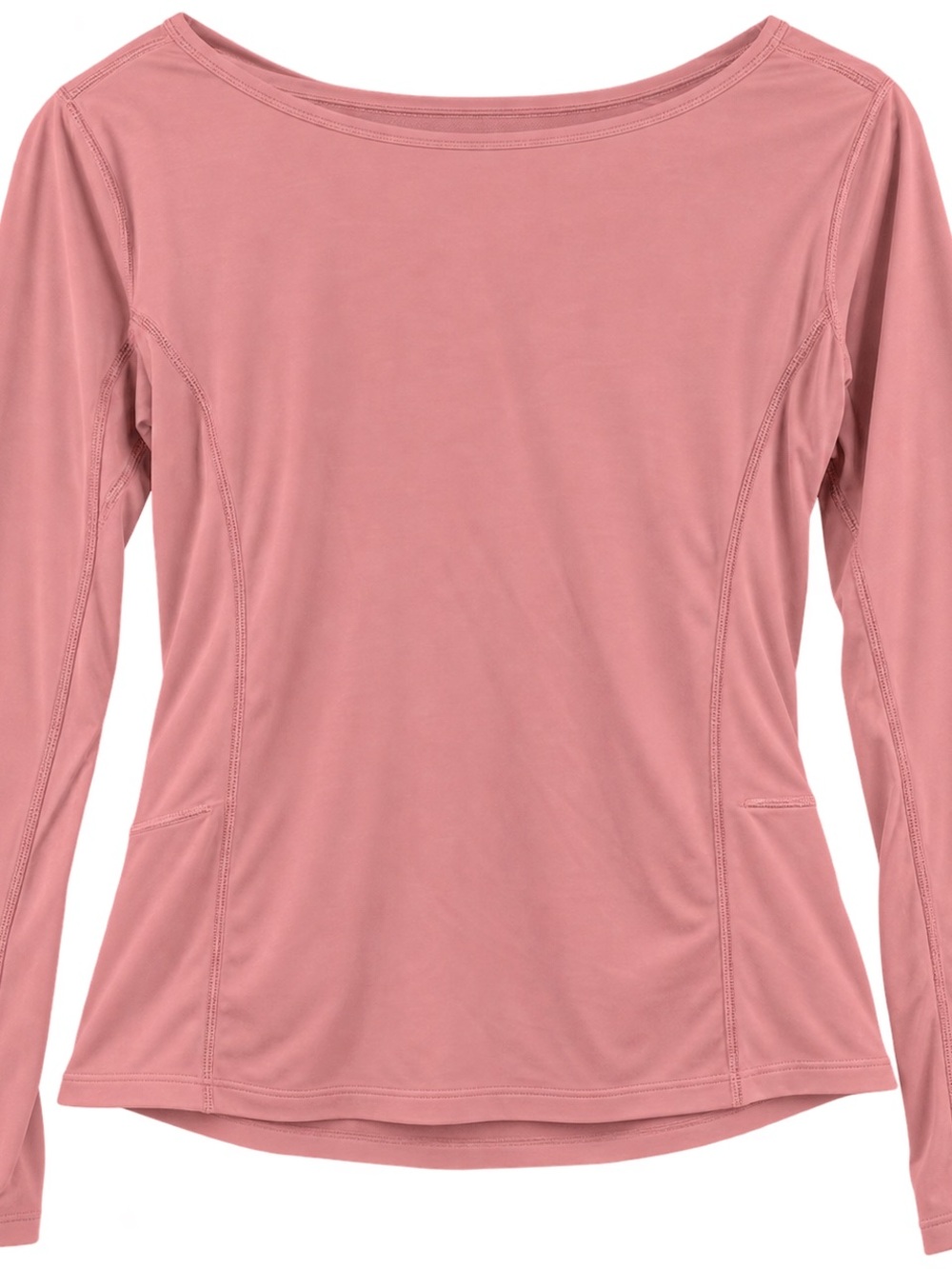 lululemon athletica Long Sleeve Boatneck Top - Dusty Rose